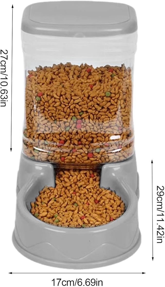 Pet Waterer - Indoor Cat Food Dispenser | Auto-Dispensing Pet Feeder, Automatic Meal Dispenser with Durability, Large Capacity Cat Feeder, Pet Water Dispenser for Cats Pets Small Dogs
