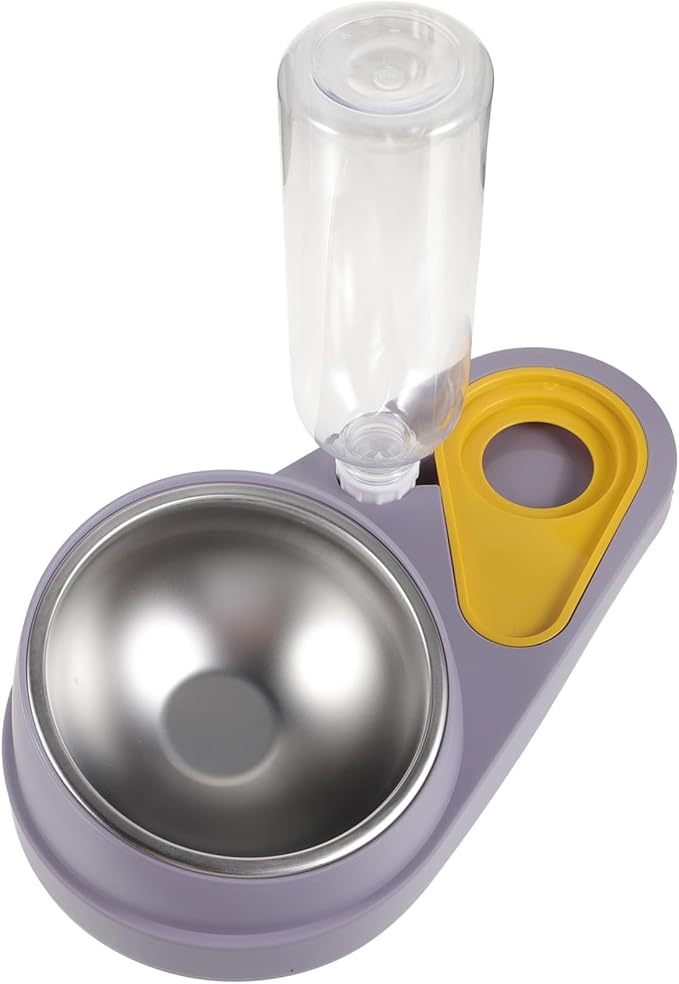 Hemoton Automatic Pet Feeder Water Dispenser Cat Dog Bowl Pet Feeders for Dogs Cats Home