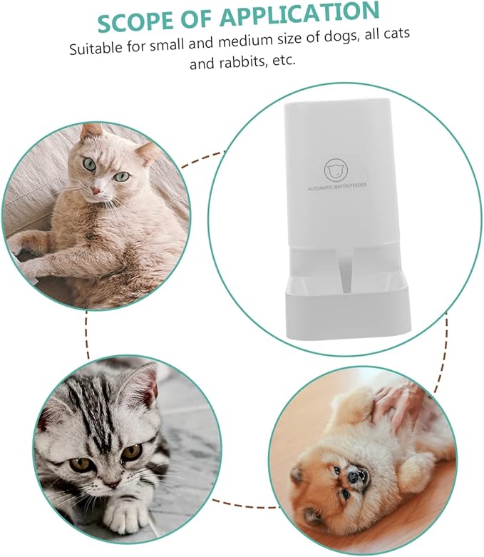 BESPORTBLE 1pc Pet Drinking Feeder Large Water Bowl Pet Water Drinker Safe Easy to Use