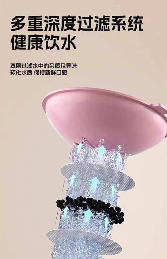 Automatic Water and Food Dispenser for Pets, Cats, and Dogs.Dry and Wet Separation, Automatic Addition