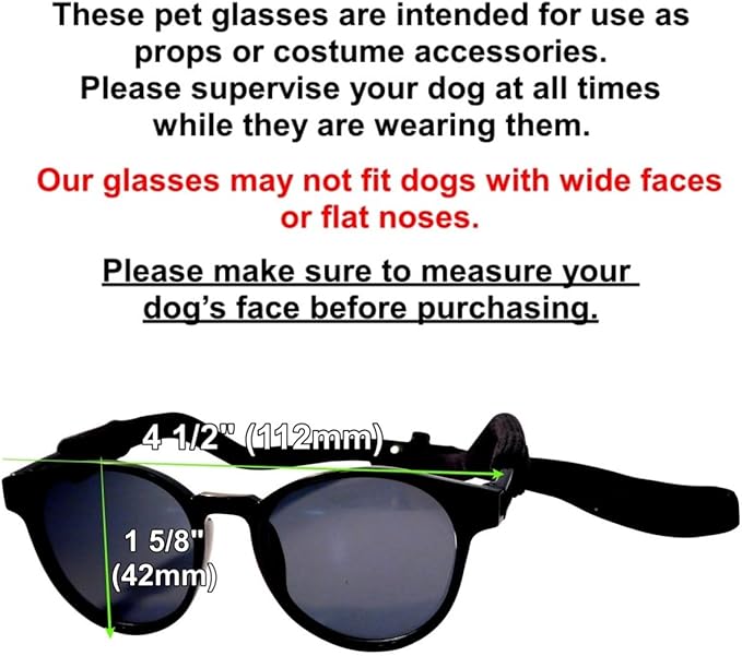G006 Dog Pet Costume Retro 80s Sunglasses Adjustable for Medium Breed 20-40 lbs Party Prop Cosplay Photoshoot (Panto Pink-Pink Mirror)