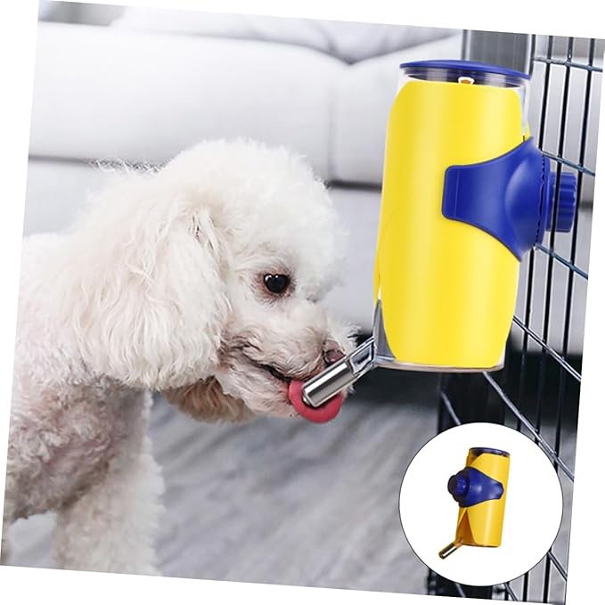 SUPVOX Automatic Pet Water Feeder Hanging Water Dispenser for Dogs and Cats Easy to Nozzle for Travel and Home Use