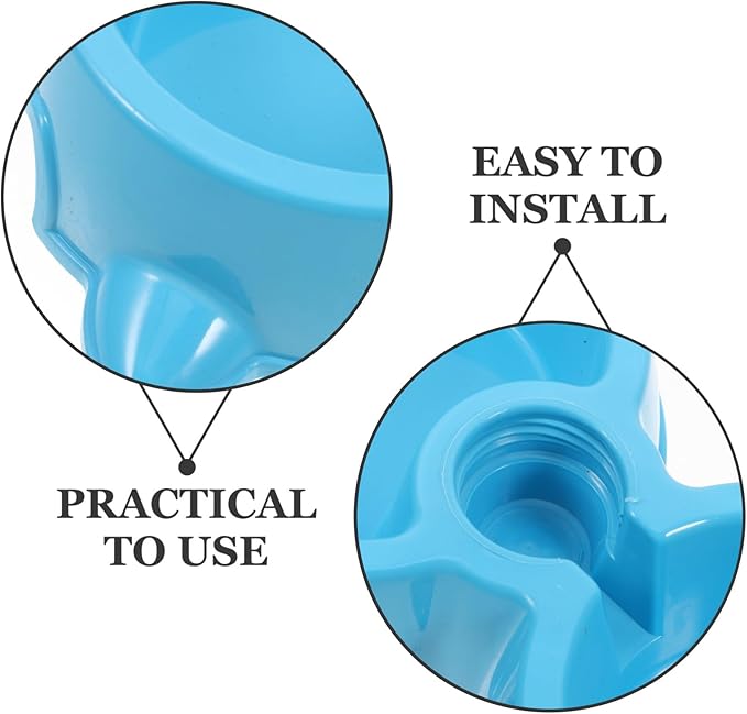 UPKOCH Automatic Dog Water Dispenser with Dual Bowls Cat Food Water Bowl for Dogs Puppies Kittens and Easy to Detachable Material