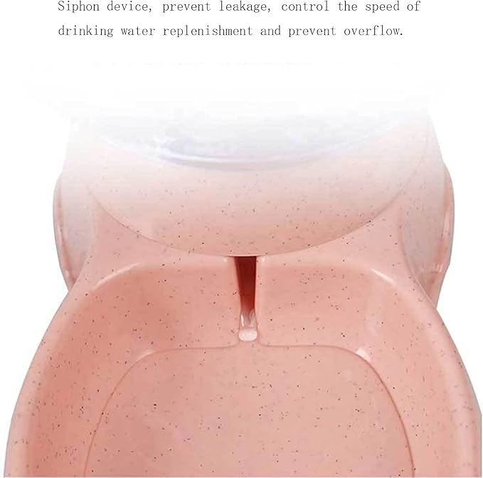 Dispenser Pet Drinker Waterer Dog Feeder Automatic Feeder EcoFriendly Adjustable Unplugged Detachable Drinking Dispenser Dog Automatic Drinkers cat Fountain (Size : Feeders) (Water dispensers)