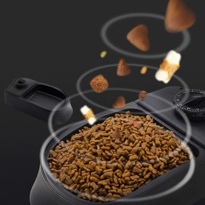 Timed Dog Automatic Feeder Dog Food Quantitative Pet Cat Dog Automatic Feeding Dog Artifact Device Feeding Portable