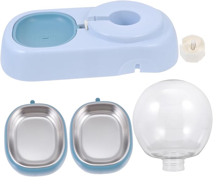 Happyyami Automatic Water Dispenser for Pet Abs Water Feeder Stainless Steel Bowl Pet Supply