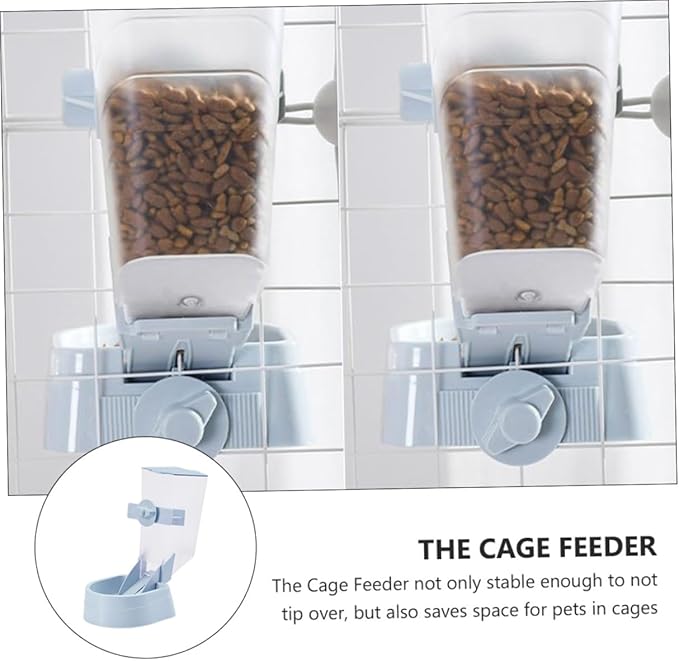 2L Automatic Dog Feeder Hanging Pet Cage Feeder Food Dispenser Puppies and Dogs