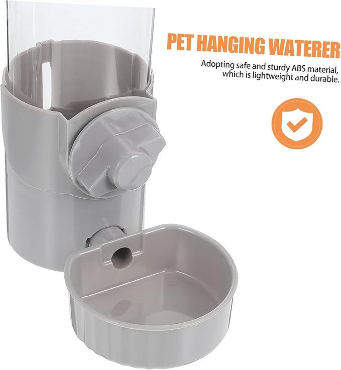Milisten Pet Hanging Water Feeder Automatic Dispenser for Cats and Dogs Tip Design for Pets Easy to Install for Home Travel