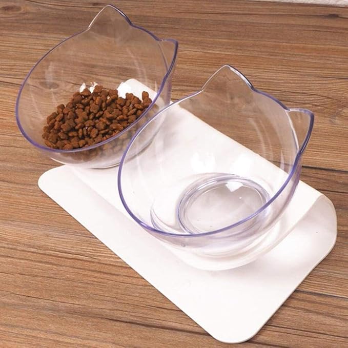 Pets Feeding Dishes Automatic Feeders Plastic Dog Cat Bowls Double NonSlip Pet Bowl for Dogs Puppy Cats Food Water Feeder Portable