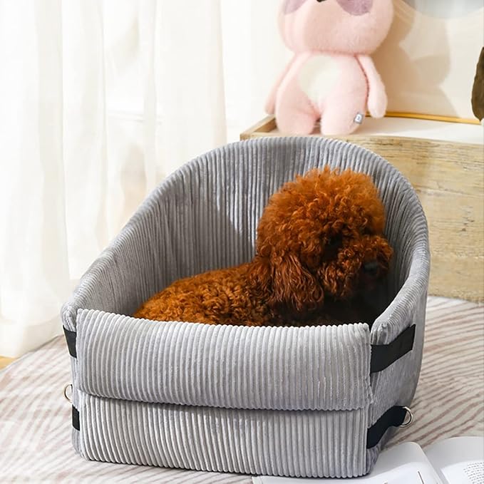 Cat and Dog car seat Cushion,Dog Car Seat Pet Booster Seat Pet Travel Safety Car Seat,Travel Safety,Non-Slip Base,Suitable for car, Home (Color : D, Size : 36x42x31cm)