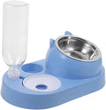 Automatic PET Feeder and Water Dispenser Set for Dogs and Cats Detachable Dual Bowls for Food and Water Suitable for Puppies and Small Pets Easy to Clean