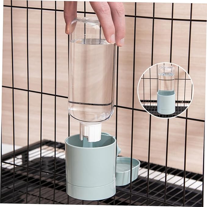 Mipcase Dog Water Bottle Automatic Feeder Indoor Cat Water Feeder Cage Hanging Waterer Large Capacity Pet Drinking Bowl