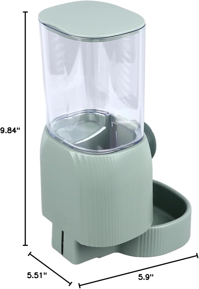 Pet Hanging Automatic Feeder | Large Capacity Detachable Food Container for Cats/Dogs/Small Pets | Stable - Tip Design with Safe PP Material