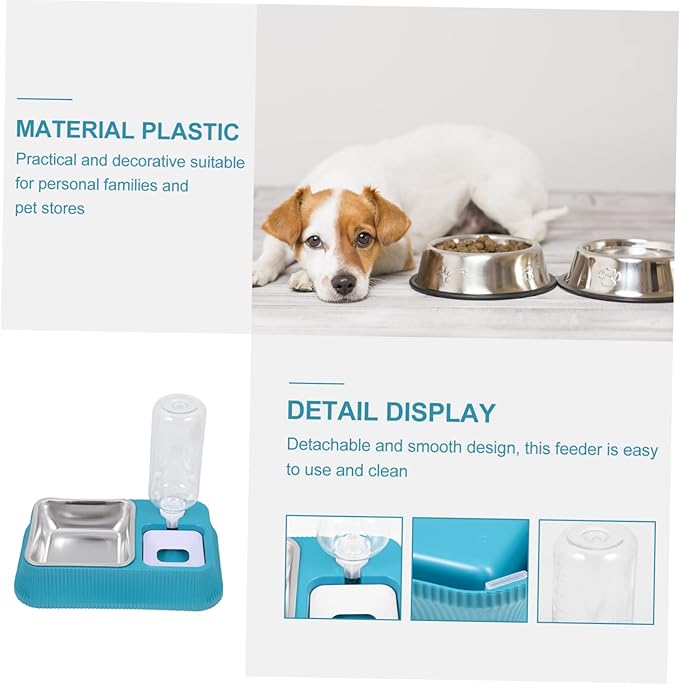 SUPVOX Detachable Automatic Pet Water Dispenser Bottle Design Convenient Indoor Water Feeder for Dogs and Cats Easy to and Maintain for Busy Pet Owners