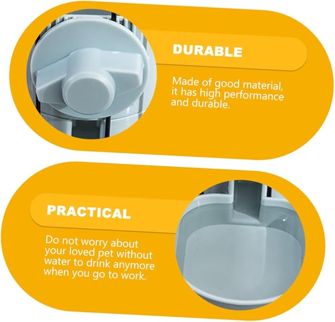 SUPVOX Hanging Pet Drinking Fountain for Dogs Automatic Water Dispenser Cat Feeder Bowl Pet Supplies