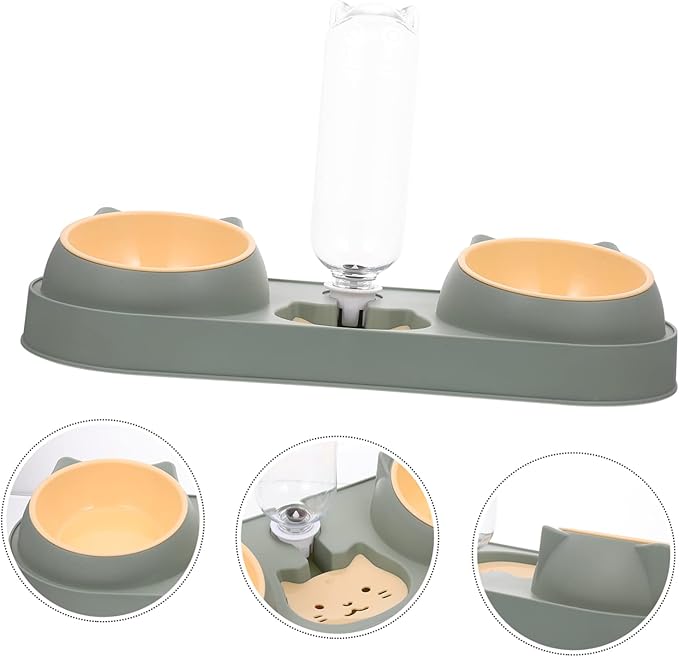 Automatic Feeder Dog Bowl Pet Food Dispenser Cat Bowl Food Dispenser Random Style