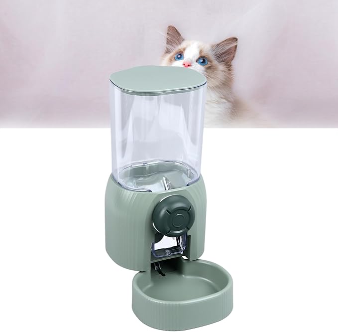 Hanging Automatic Food Dispenser, Large Capacity Hanging Cage Automatic Small Pet Food Dispenser, Automatic Replenish Pet Feeder for Cat Dog Hamster Bunny