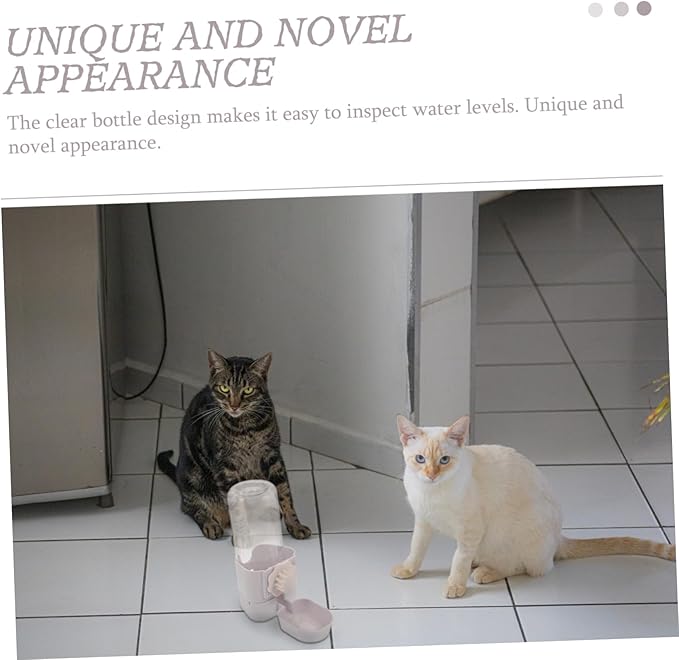 UPKOCH Hanging Dog Water Dispenser for Pets Automatic Water Feeder for Cats and Dogs Capacity Easy Install Pet Cage Water Bottle for Busy Pet Owners