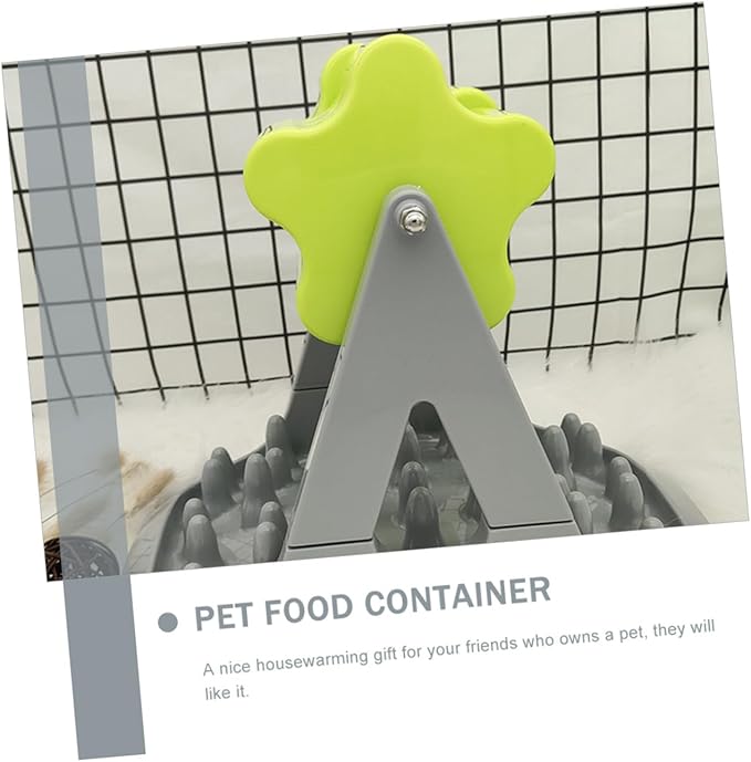 Automatic Dog Food Dispenser Choking Design Rotatable PET Feeder Bowl 1-Piece Training Toy for Dogs