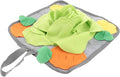 ibasenice Rabbit Foraging Mat Small Animal Snuffle Mat for Bunnies Interactive Nose Work Feeding Machine Washable and to Stimulate Foraging Instinct and Anxiety