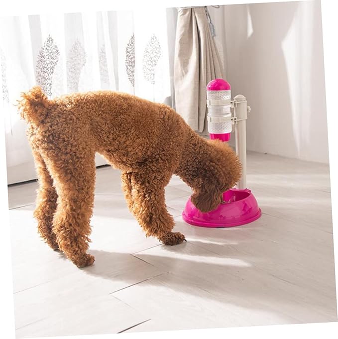 Automatic Pet Feeder and Drinker Dog Waterer Dispenser Pet Supplies Material Height Bowl