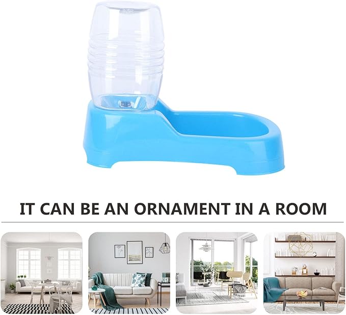 POPETPOP Pet Water Feeder Bowl Creative Drinking Tool for Dogs and Puppies Convenient Automatic Water Dispenser for Home and Pet Shops Smooth Design