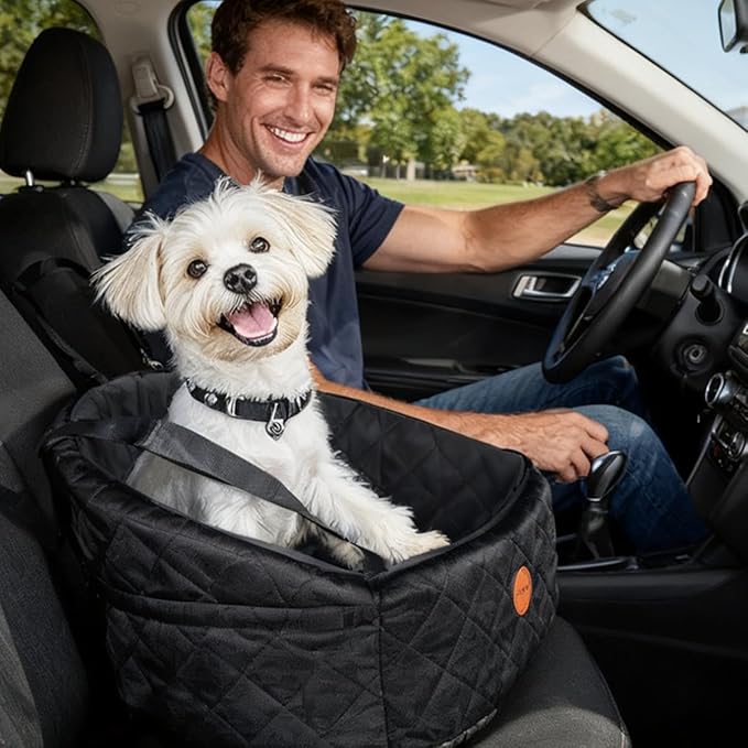 Soft Pet Car Travel Home Bed (Charcoal, Standard Version)