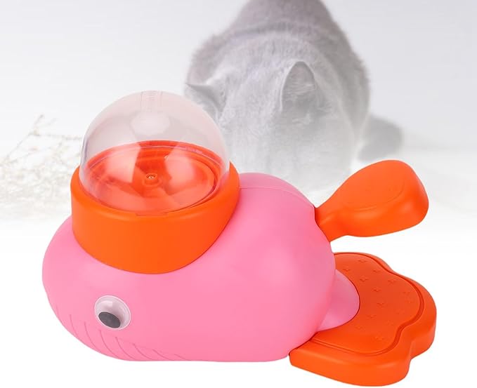 Haofy Interactive Dog Feeder Toy Automatic Puzzle Food Dispenser with Slow Feeding IQ Training, Large Capacity Treat Ball for Boredom Relief for Puppies Multi Pet Homes (Pink)