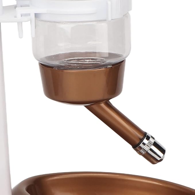 Pet Standing Water Dispenser Bowl, Automatic Water Food Feeder Bowl Bottle Dog Water Bottle Dispenser
