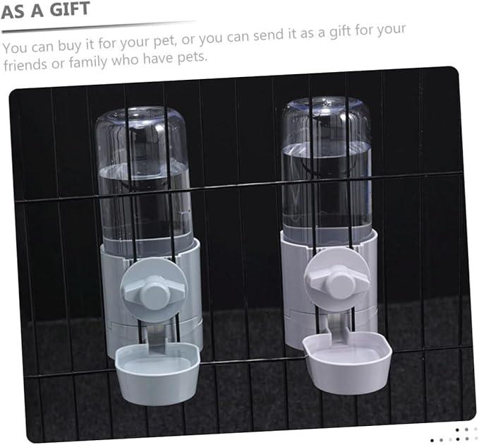 BESPORTBLE Hanging Style Water Dispenser for Pets Automatic Water Feeder for Cats Dogs and Animals Easy Installation for Cage Use