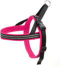 ComfortFlex Sport Dog Harness – No-Choke, Fully Padded, Non-Chafing Harness with Control Handle – Reflective, Lightweight, Adjustable for Active Dogs - XLarge, Hot Pink