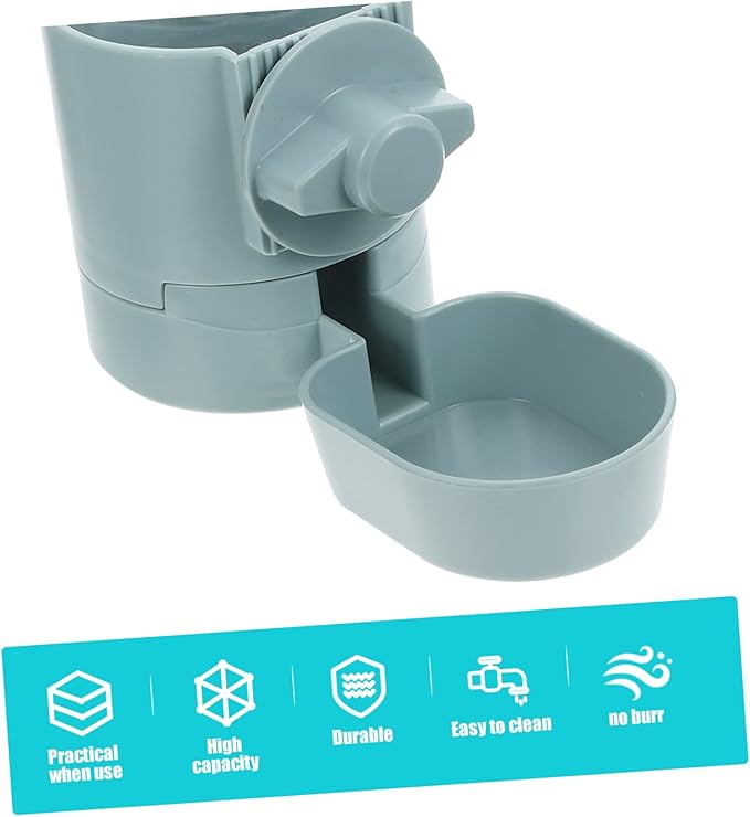 VANZACK Pet Automatic Waterer Dispenser Hanging Water Feeder for and Capacity Spills Easy to Use and Refill