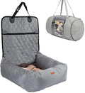 Dog Car Seat for Medium Large Dog Booster Seat for Dogs, Multi-Functional Pet Car Seat with Thick Cushion (Gray, Large-60 * 50 * 58cm)
