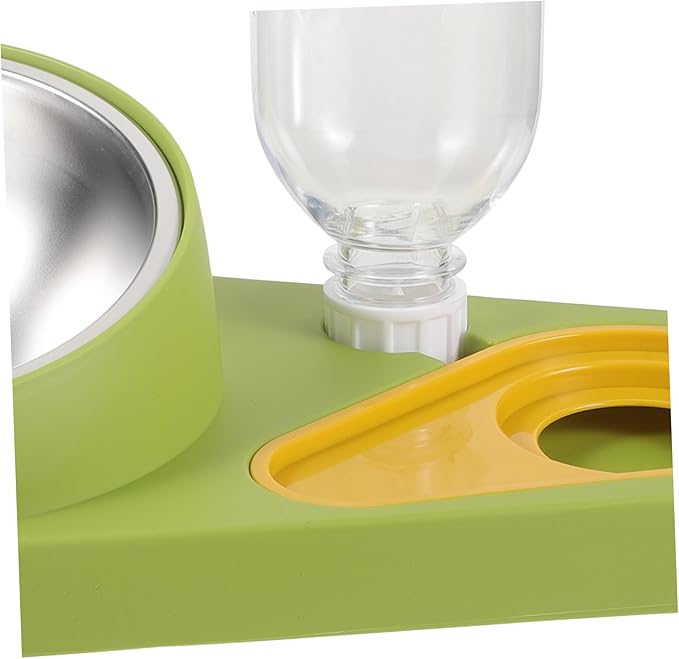 BESPORTBLE Pet Automatic Water Dispenser Food Feeder for Dogs and Cats Non-Skid Design Elegant Bowl for Home Use Easy Daily Feeding and Hydration