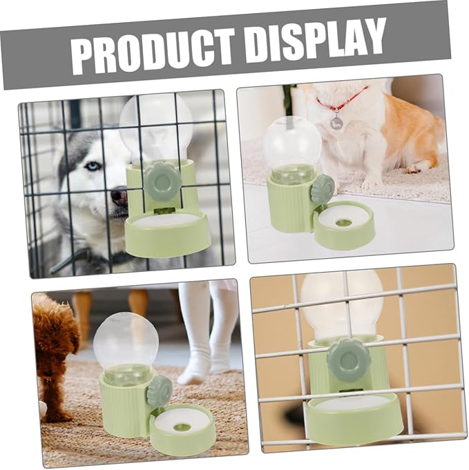 2Pcs Automatic Pet Dog Water Feeder Hanging Design for Cats Dogs Prevents Spills Wear Resistant for Home Use Keeps Pets Hydrated Effortlessly
