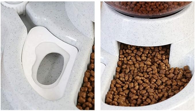 Pets Automatic Water Feeder for Cat Dog Drinking Bowl Pet Food Dispenser Bottle Practical Cats and Feeding Tool Mascotas Dogs (Color : Pink) (Gray)