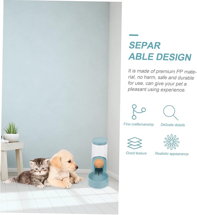 2pcs Hanging Automatic Cat Water Dispenser and Dog Food Feeder for Animals Easy Install Bowl for Cages Safe and Convenient Feeding for Pets