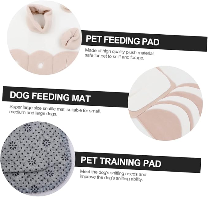 UPKOCH Dog Snuffle Mat for Dogs Pet Foraging Activity Pad Small Training Blanket for Nose Work Machine Washable and Safe for Pet Play