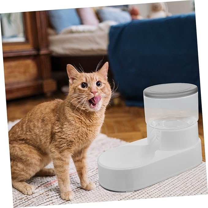2pcs Multi-Purpose Dog Cat Automatic Feeder Water Dispenser Feeder Bowl