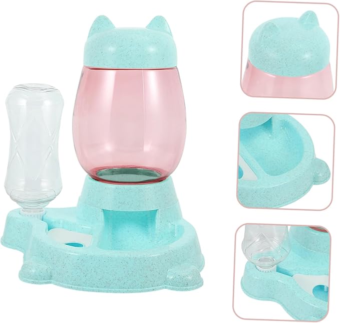 SUPVOX Automatic Cat Dog Water Feeder Bowl Pet Drinking Fountain Easy Clean Portable Cat Dog Bowl Feeder