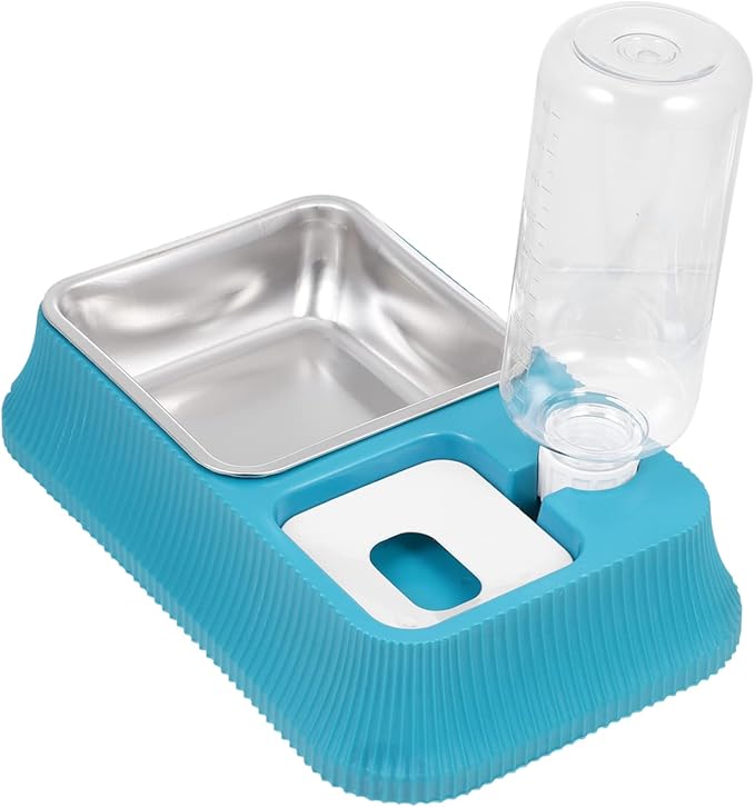 Pet Feeder Automatic Water Dispenser Detachable Dog Bowl for Indoor Use Convenient Pet Food Water for Dogs and Cats Sturdy and Easy to