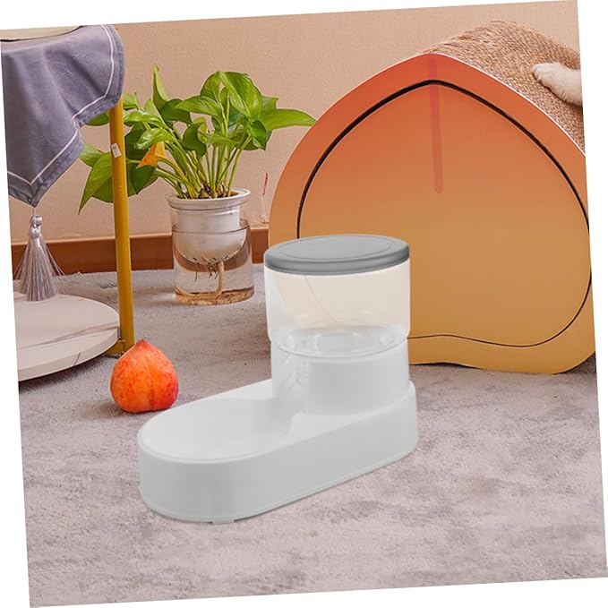 2pcs Automatic Pet Feeder Dispenser Cat Water Dispenser Gravity Feed No Spill Water Bowl for Cats Dogs