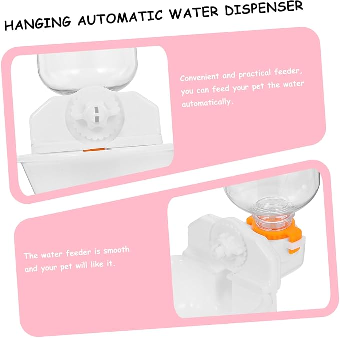 Hanging PET Water Feeder Automatic Dog and Cat Drinking Tool Food-Grade Material Leak-Proof Design for Indoor and Outdoor Use