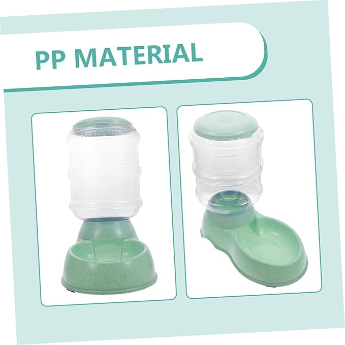 DOITOOL Automatic Pet Feeder for Cats and Dogs Food Dispenser Transparent Design for Store Use Light Green