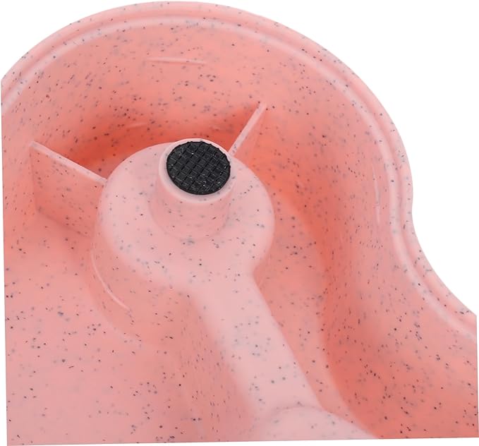 FRCOLOR Automatic Cat and Dog Water Feeder Cat Ear Design Convenient Pet Water Dispenser Capacity Smooth Surface Safe Material Pink