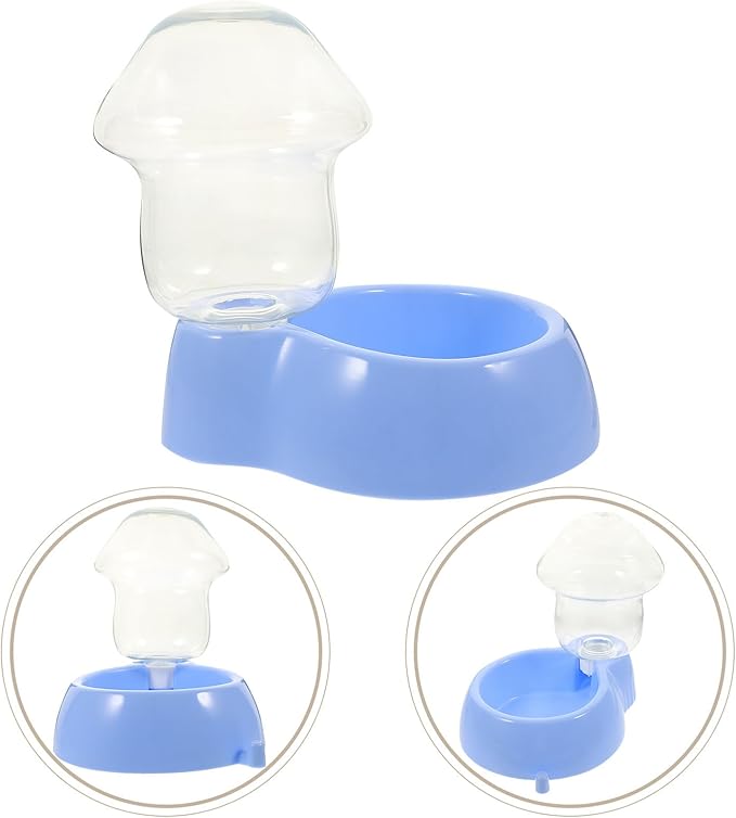 Automatic Dog Water Dispenser Large Capacity Blue Plastic Pet Water Bowl Portable Drinking Tool for Dogs and Cats Suitable for Indoor and Outdoor Use