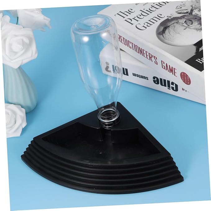 2pcs Triangle Automatic Drinking Fountain Water Feeder for Reptiles for Turtles Lizards and Crabs Self-Watering Design Black Saving Pet Hydration