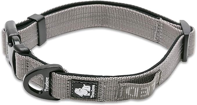 Truelove Dog Collars Set Reflective Collar for Small Medium Large Dogs Puppy Adjustable Padded Soft Nylon Comfy Neck TLC5271