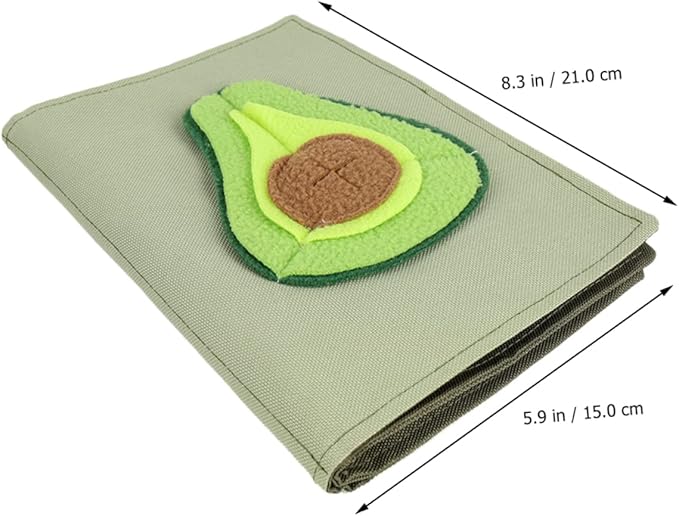 ibasenice Interactive Dog Feeding Book Toy Pet Food Dispenser Blanket for Nose Work Training Durable Soft Engaging Puzzle for Mental Stimulation Design for Fun