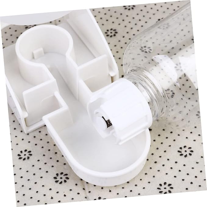 GANAZONO Automatic Pet Water Dispenser for Dogs Cats and Animals Leakproof Cage-Mounted Drinking Feeder Easy Installation for Home and Outdoors White